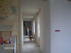 Geoff's amazing plastered walls