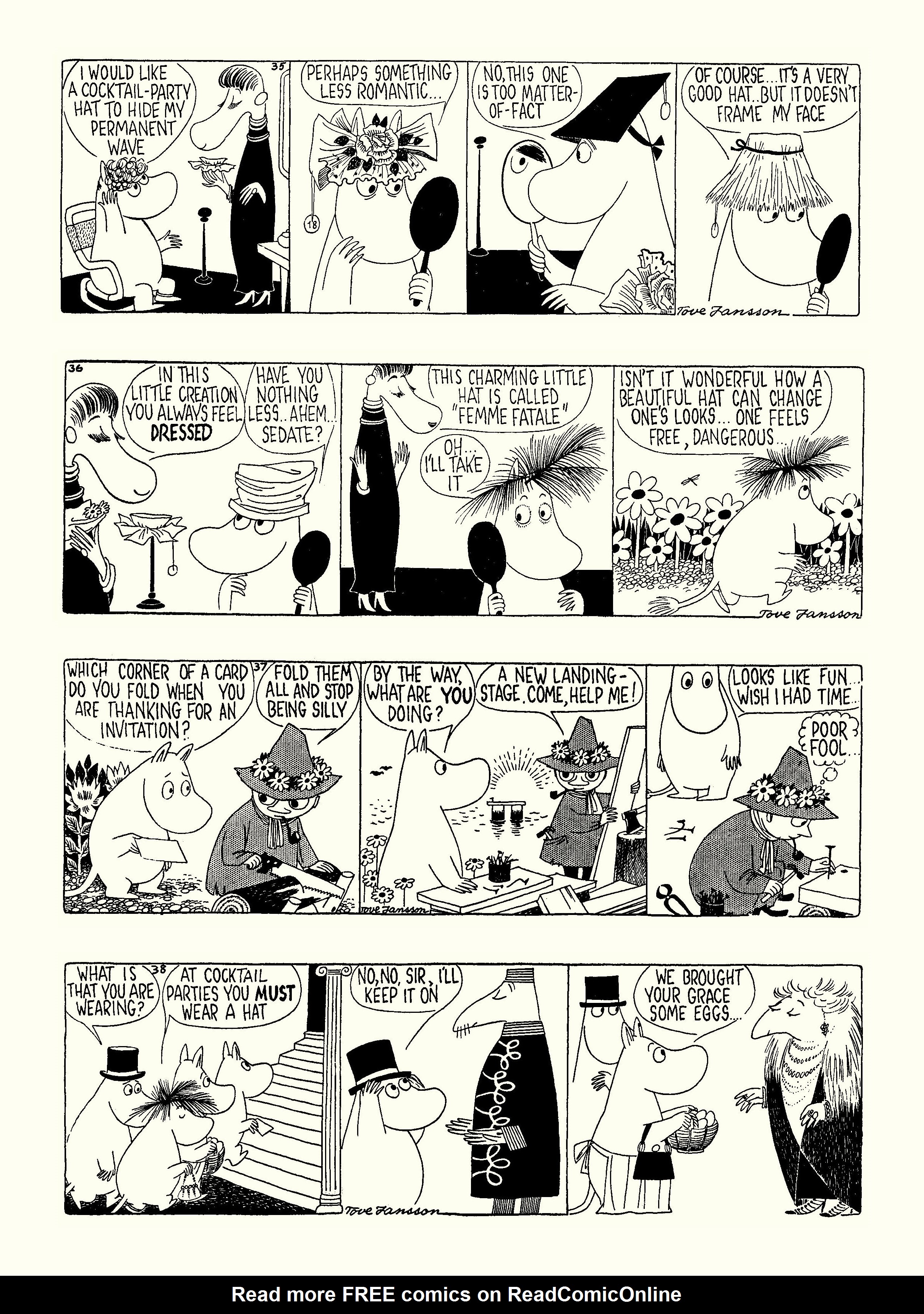 Read online Moomin: The Complete Tove Jansson Comic Strip comic -  Issue # TPB 4 - 88