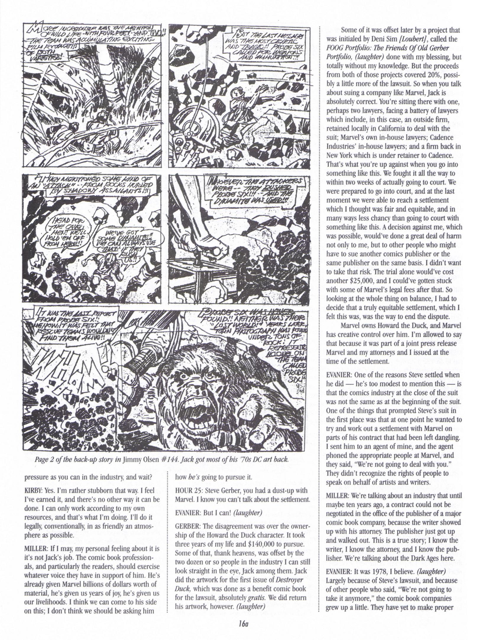 Read online The Jack Kirby Collector comic -  Issue #19 - 16