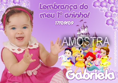 05 - CONVITES INFANTIS E LEMBRANCINHAS W. ARTE DIGITAL