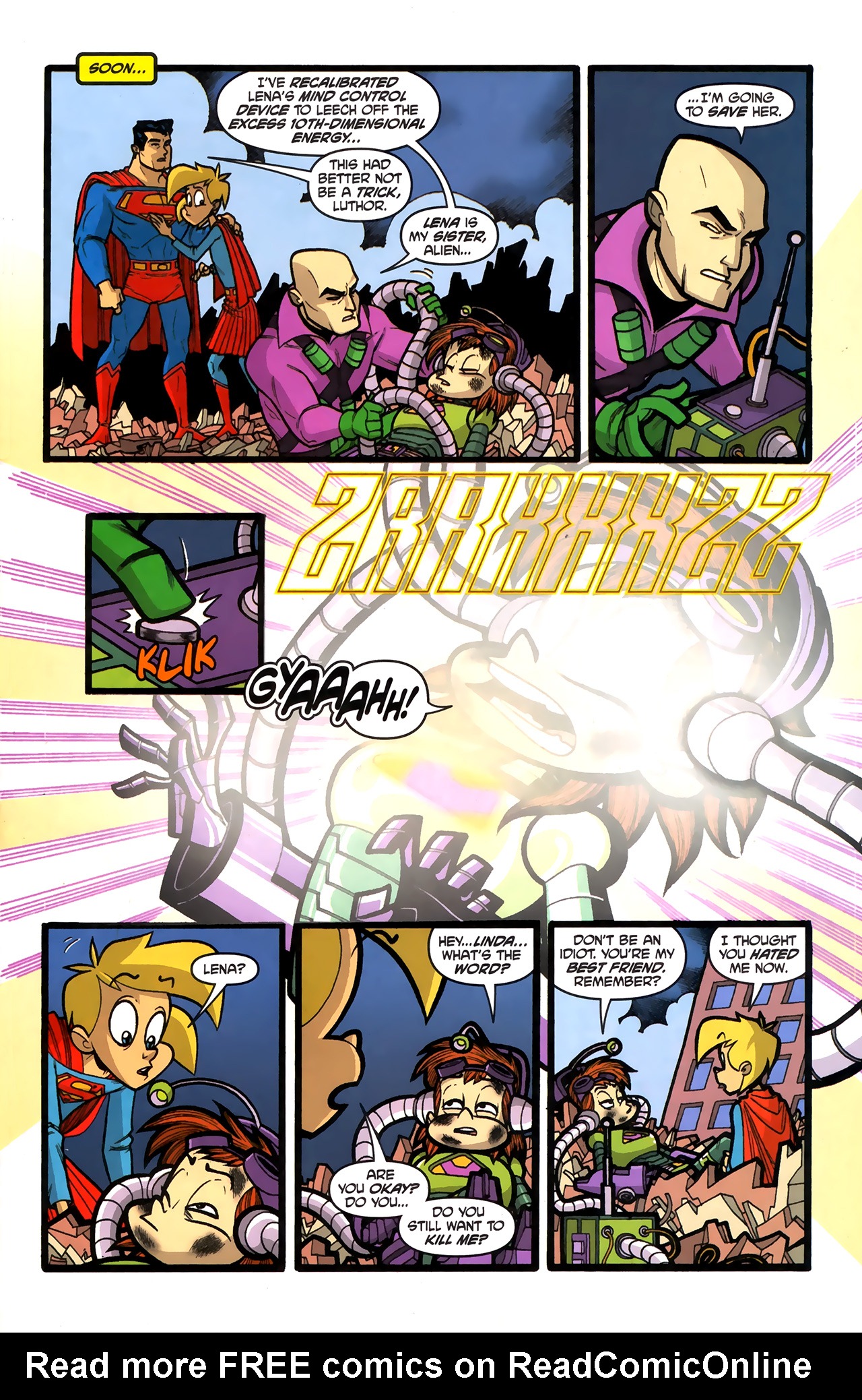 Read online Supergirl: Cosmic Adventures in the 8th Grade comic -  Issue #6 - 20