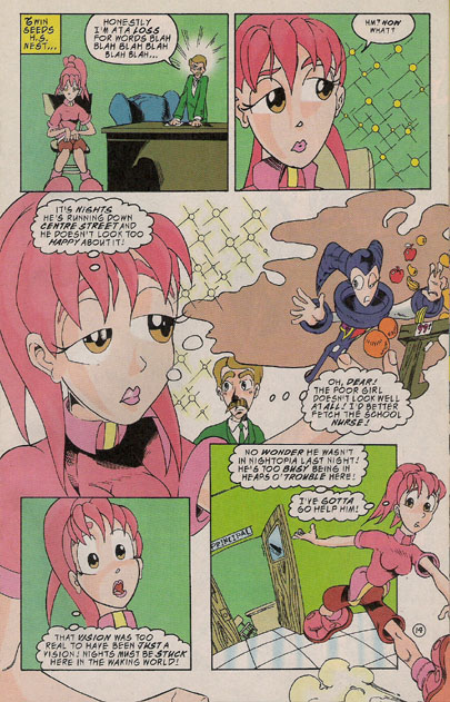 Read online NiGHTS into Dreams... comic -  Issue #4 - 16