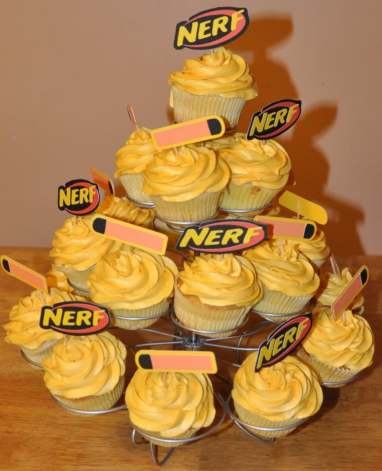Nancy's Craft Spot Carter's Nerf Cupcakes Nancy's Craft Spot Carter's Nerf Cupcakes