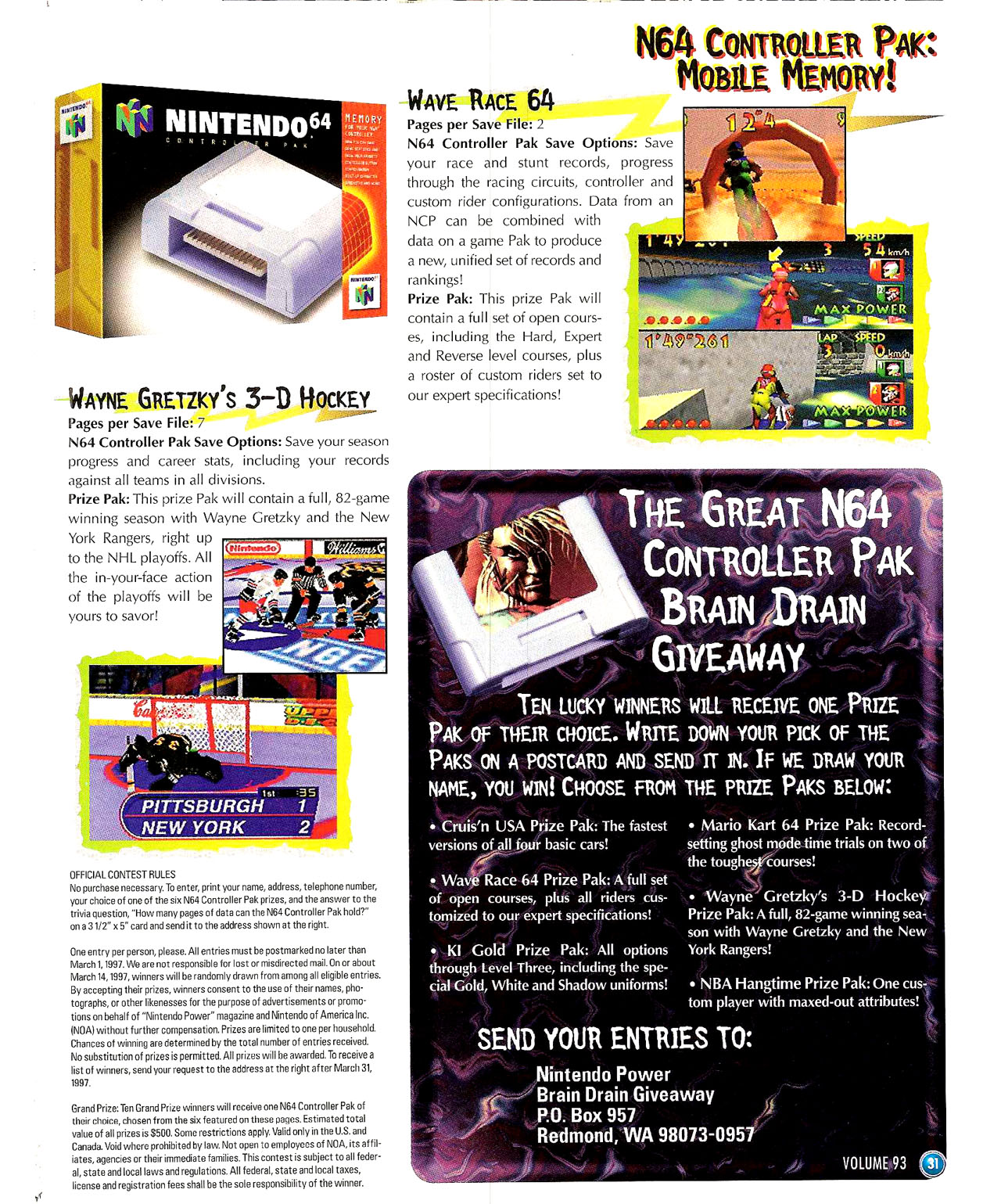 Read online Nintendo Power comic -  Issue #93 - 34