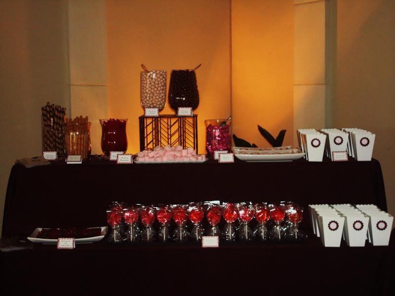 Candy tables are especially great for weddings because they give guests 