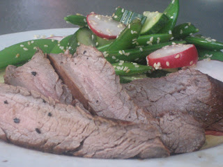 grilled marinated flank steak