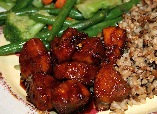 Bourbon Chicken Dinner