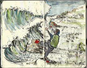 Un atelier en el sótano: arte en una cuartilla...