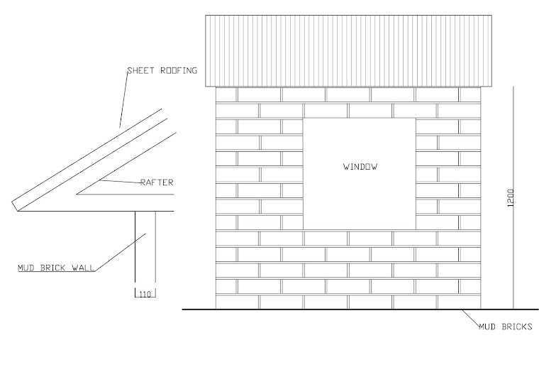 Sketch of wall
