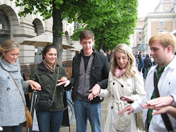 waiting for the tour bus