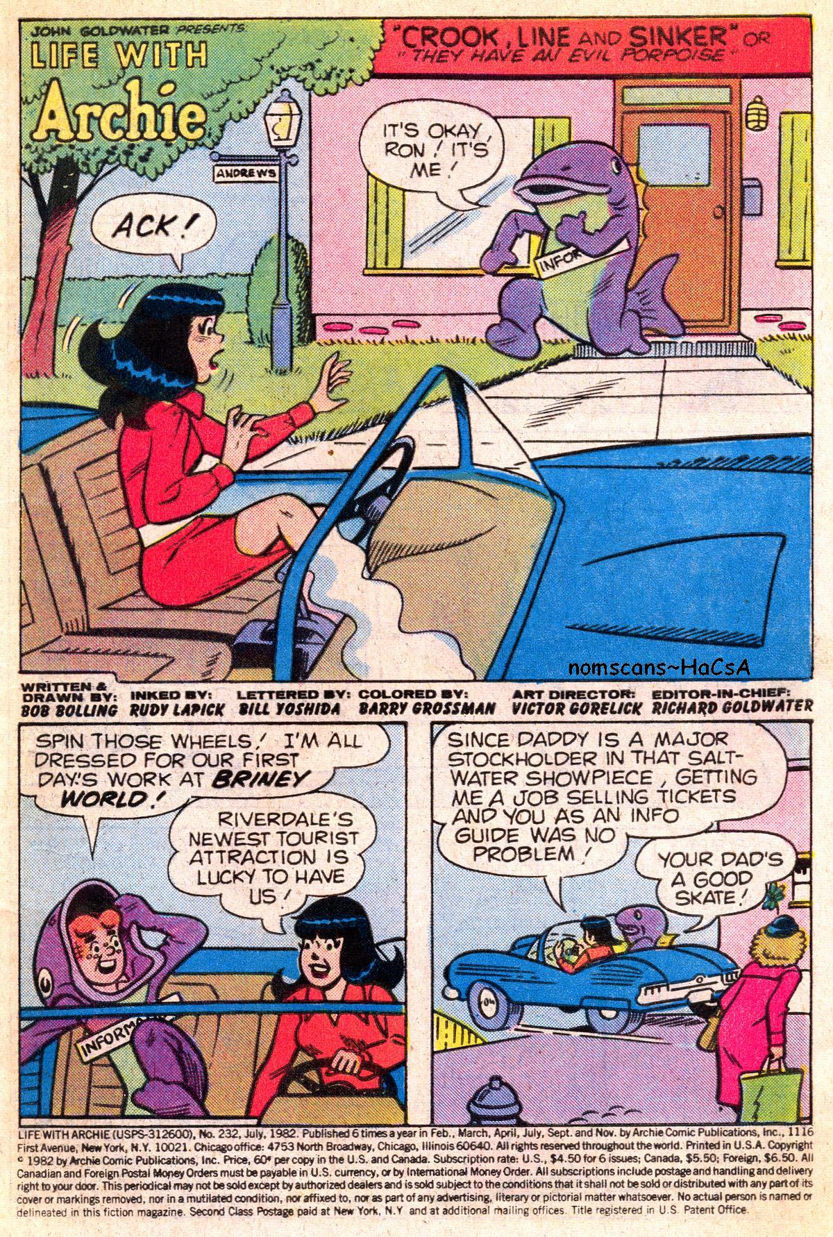 Read online Life With Archie (1958) comic -  Issue #232 - 2