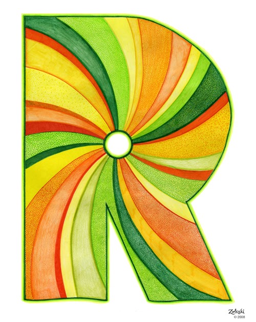 Amy Zaleski Illustration U0026 Lettering The Letter R