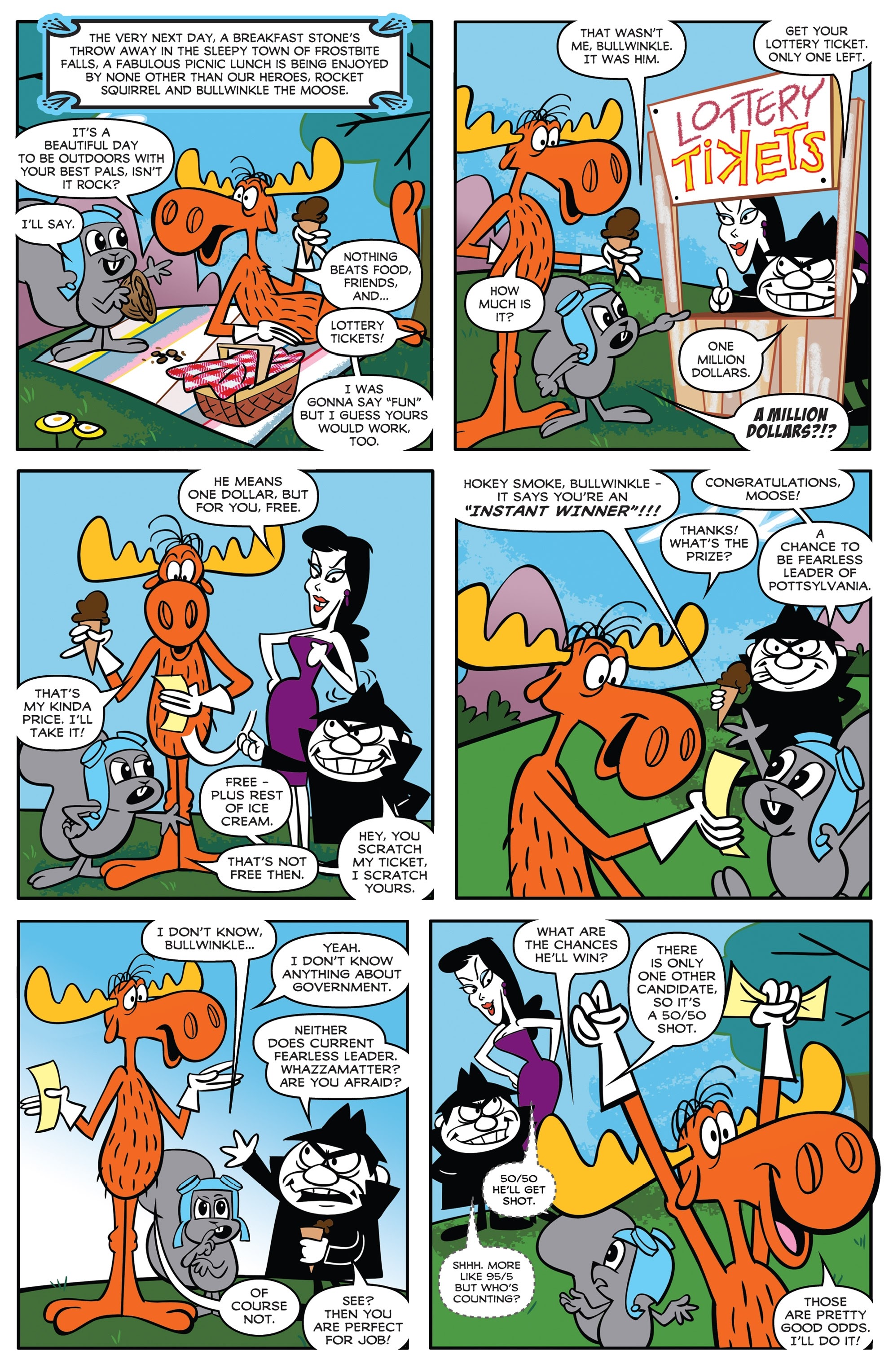 Read online The Rocky & Bullwinkle Show comic -  Issue #1 - 5