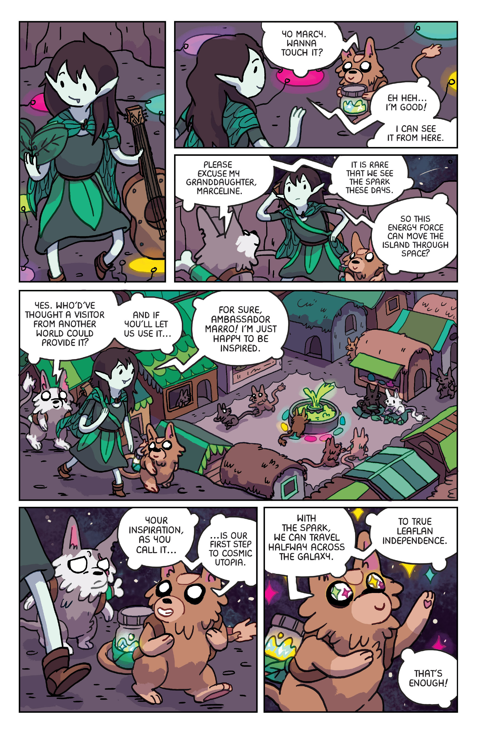 Read online Adventure Time: Marceline Gone Adrift comic -  Issue #5 - 6