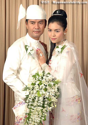 Myanmar famous actor, Lu Min and his wife, Khin Sabei Oo | Myanmar Celebrity Couple Photos!