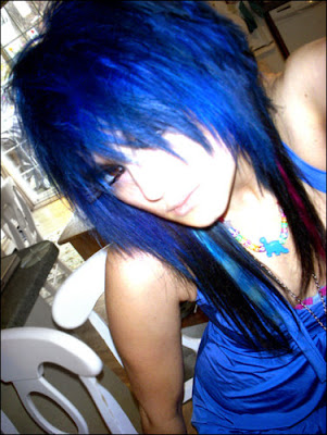 Multi Color Emo Hairstyles Fashion