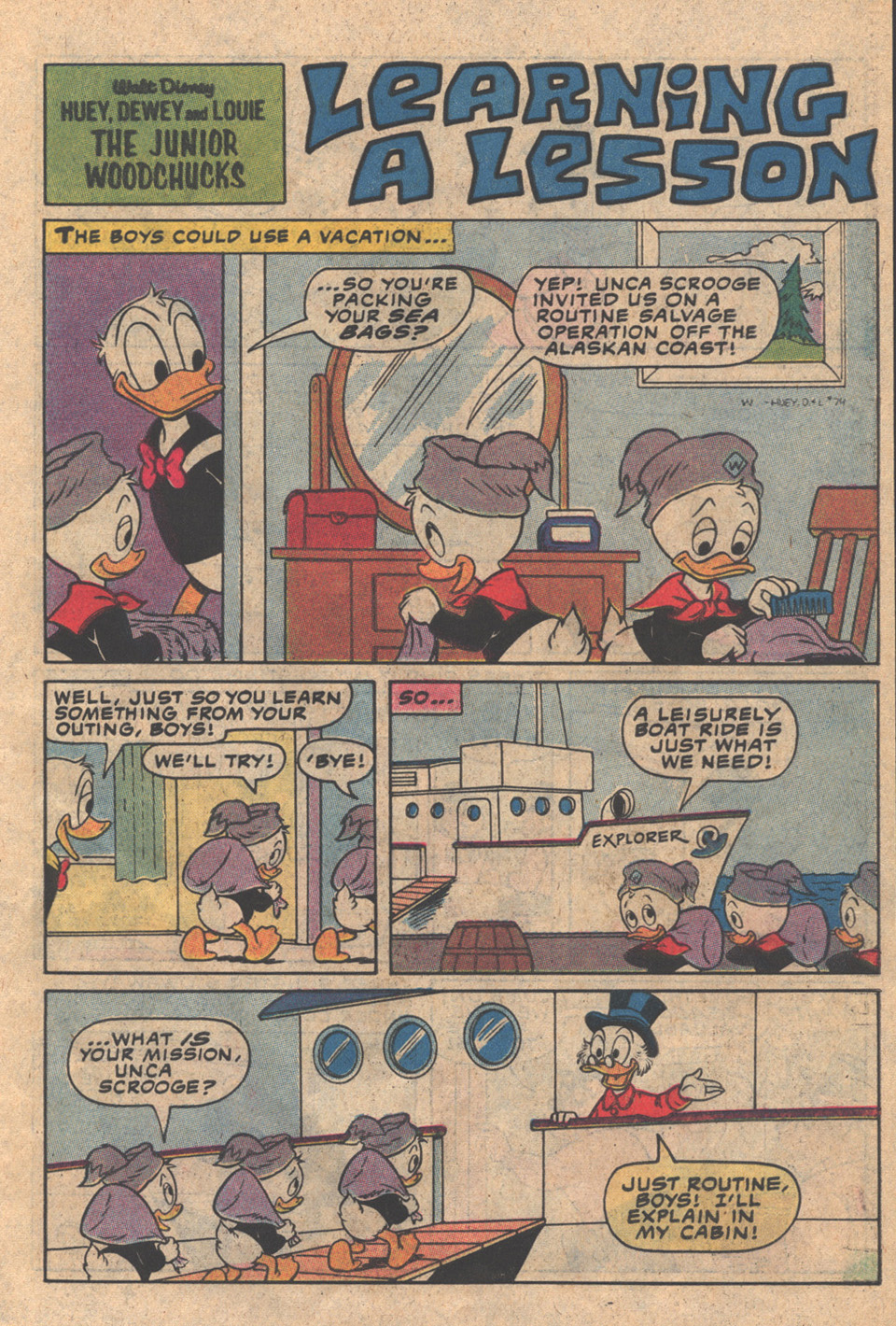 Huey, Dewey, and Louie Junior Woodchucks issue 74 - Page 27