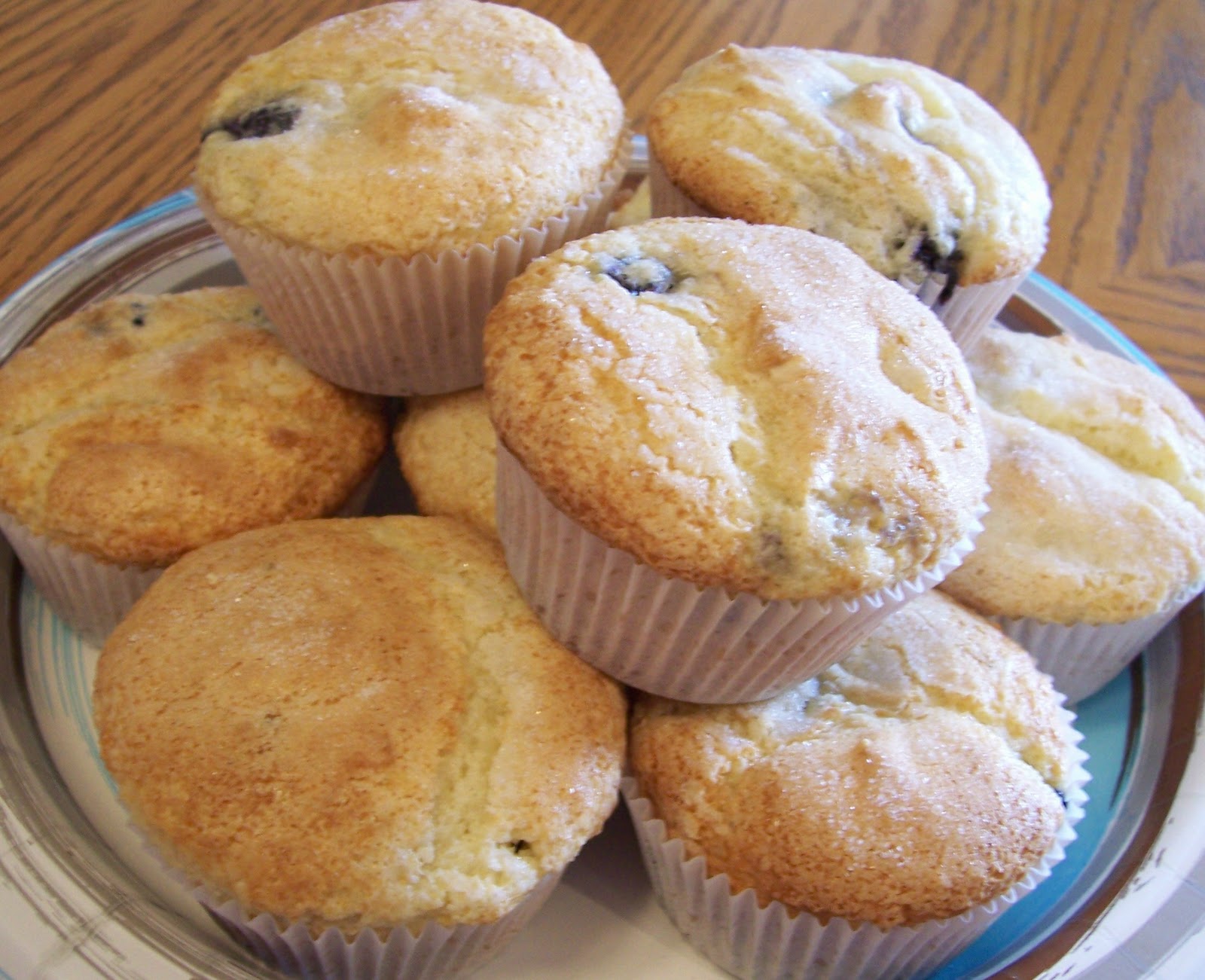 Recipe Keeper Sour Cream Blueberry Muffins