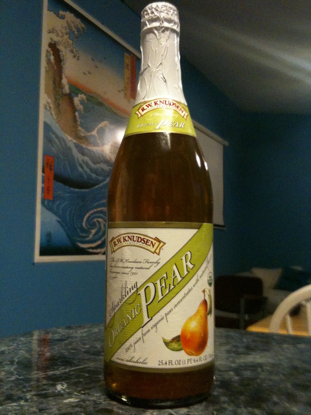 Juice of the Vine R.W. Knudsen's Sparkling Pear Juice