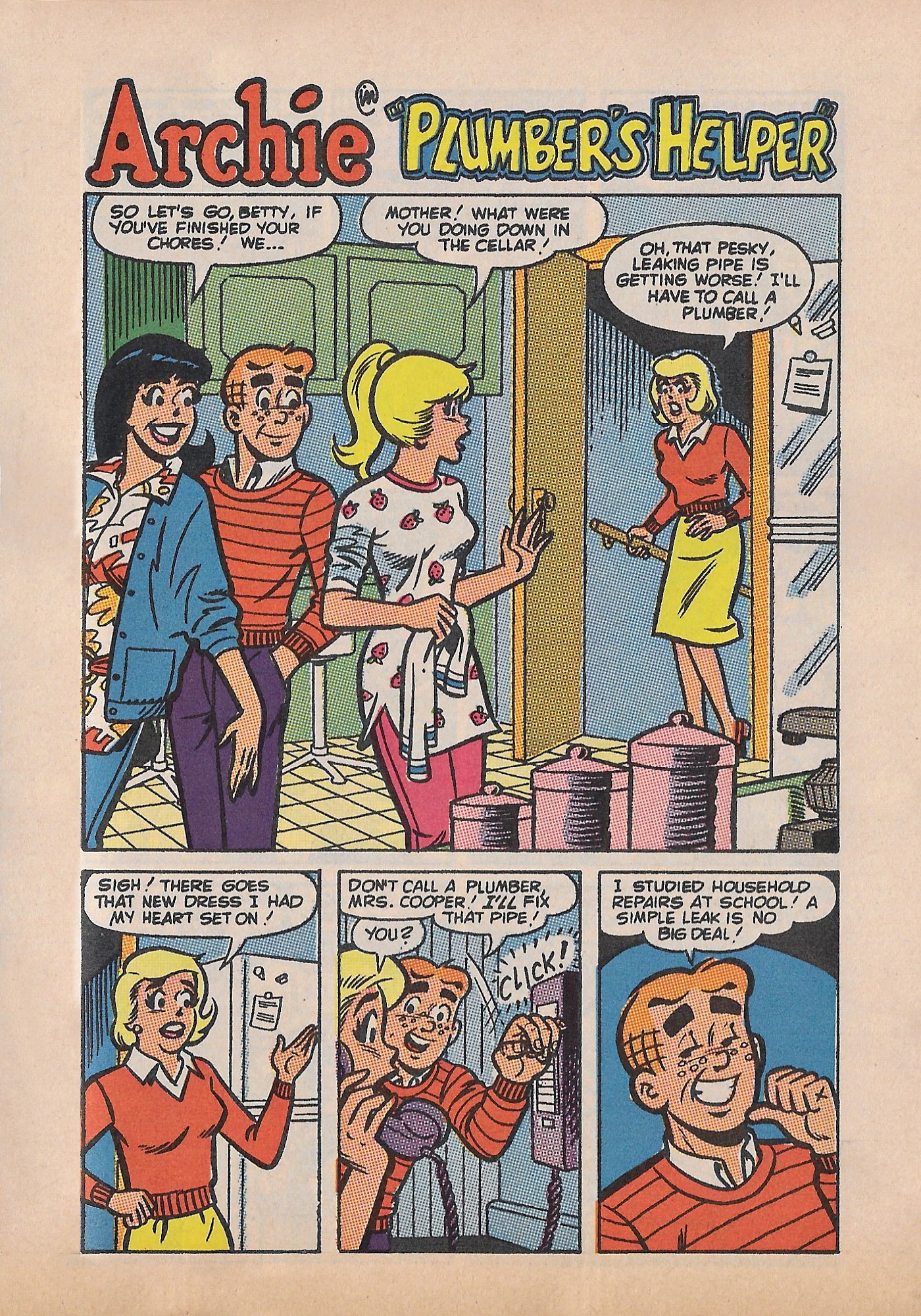 Read online Betty and Veronica Digest Magazine comic -  Issue #51 - 74