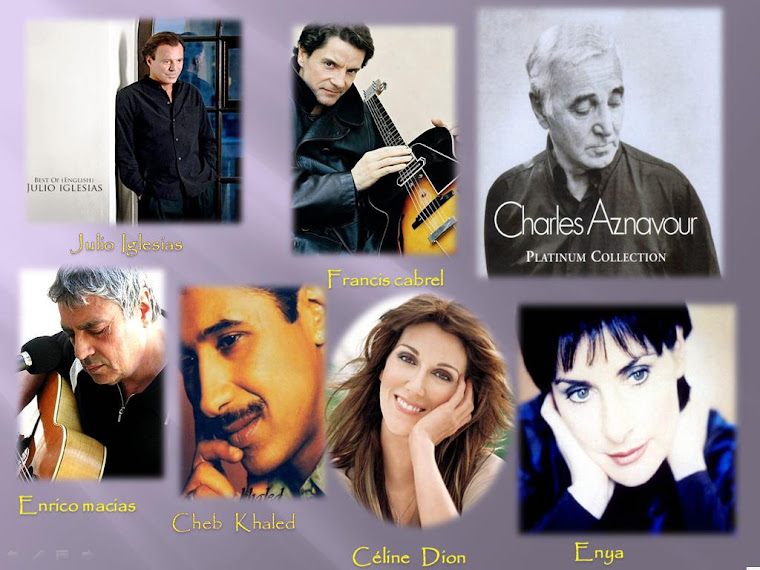 Mes chanteurs préférés