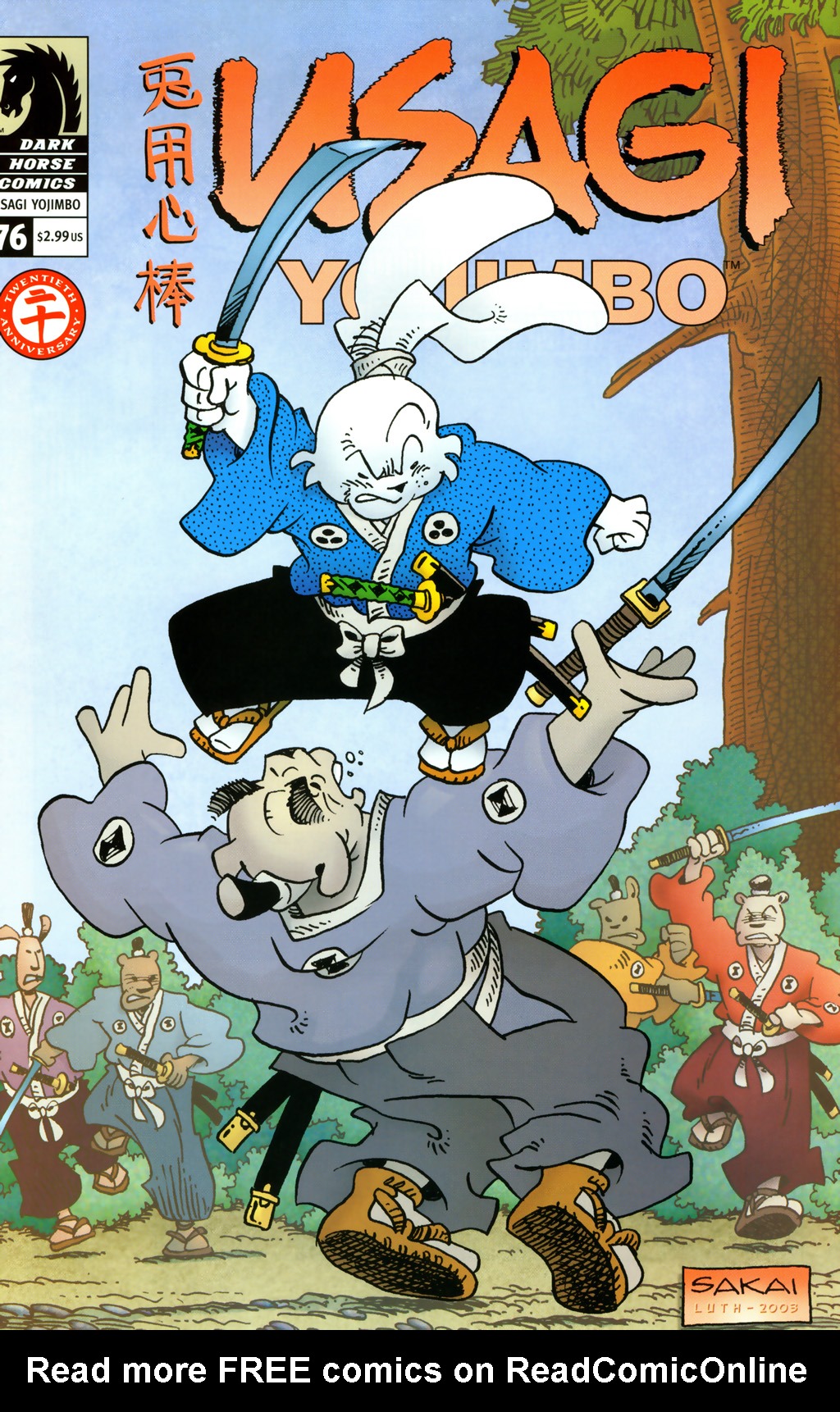 Read online Usagi Yojimbo (1996) comic -  Issue #76 - 1