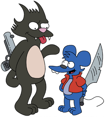 Blog dos Simpsons: Comichão e Coçadinha