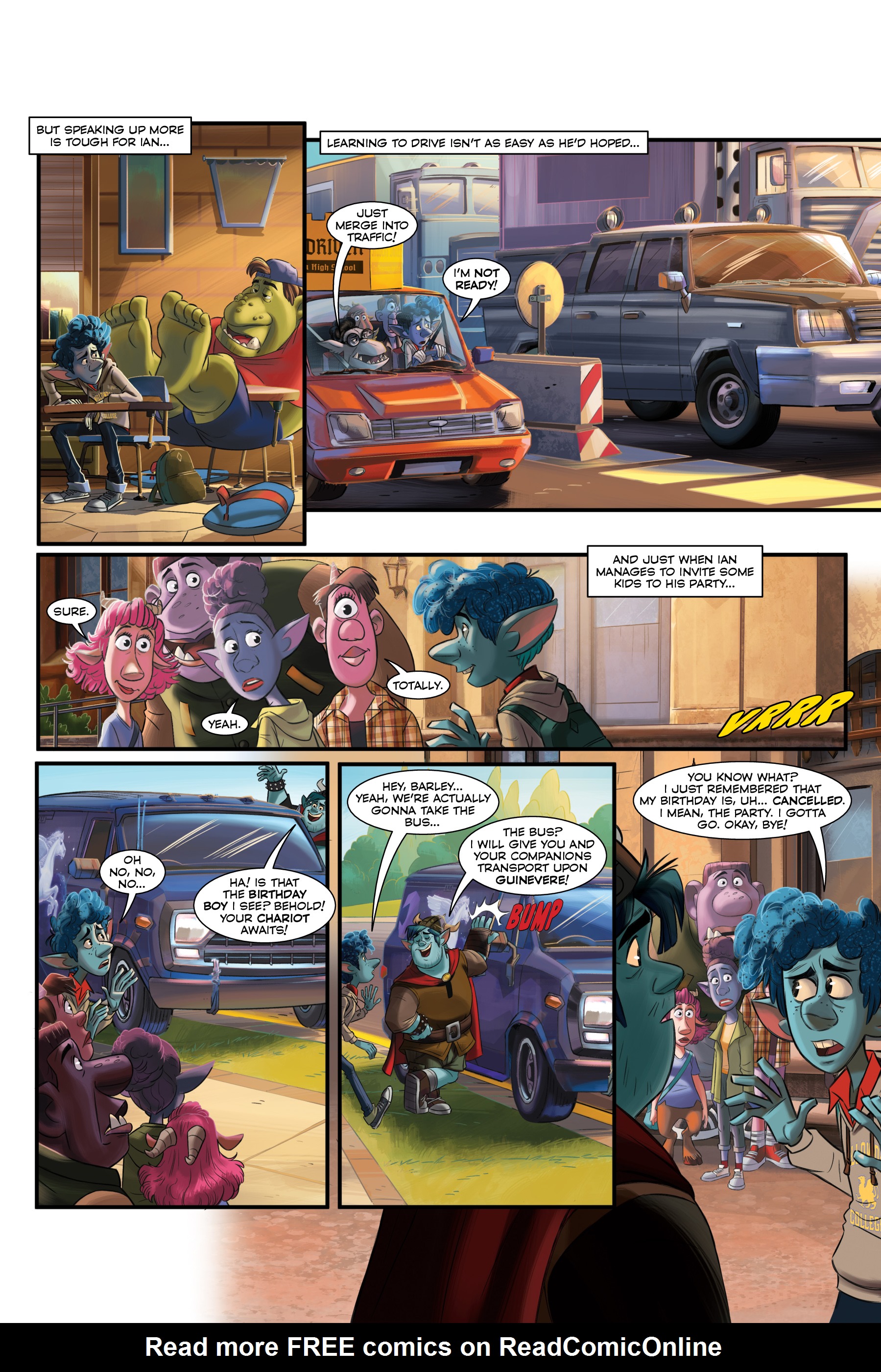 Read online Onward: The Story of the Movie in Comics comic -  Issue # TPB - 16