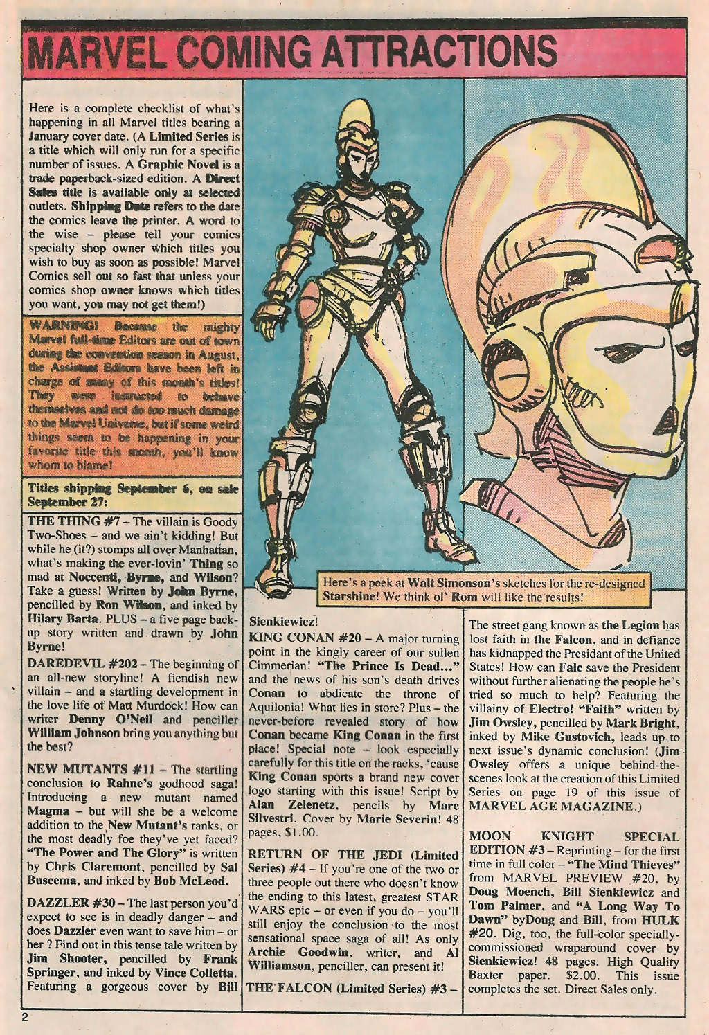 Read online Marvel Age comic -  Issue #7 - 4