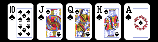 Escalera Poker J Q K A 2