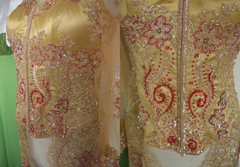 Payet Gaun  Pesta Desain  Baju Pesta Kebaya Modern dan 
