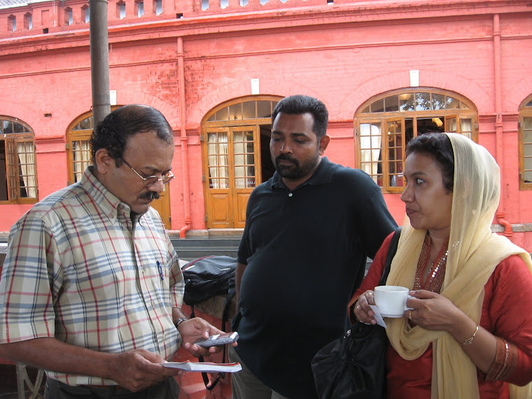 Shevlin Sebastian with award winning writer Saheera Thangal