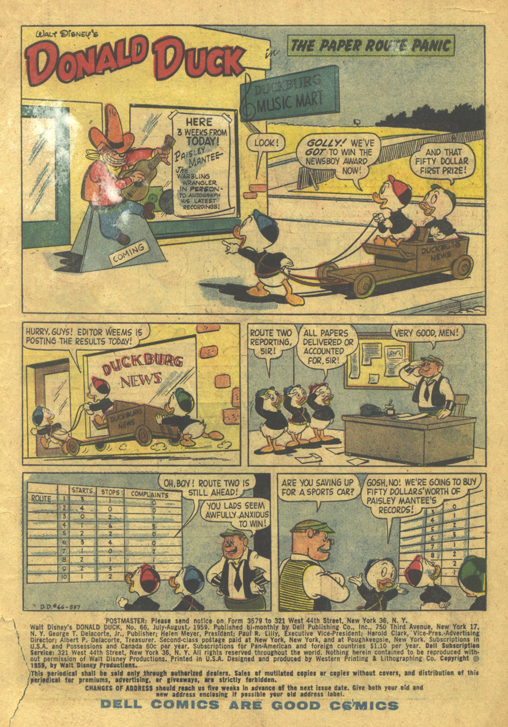 Read online Walt Disney's Donald Duck (1952) comic -  Issue #66 - 3