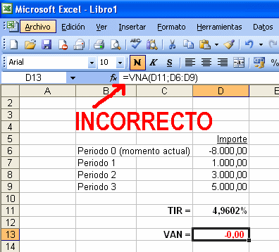 la y el : Hojas de cálculo Excel