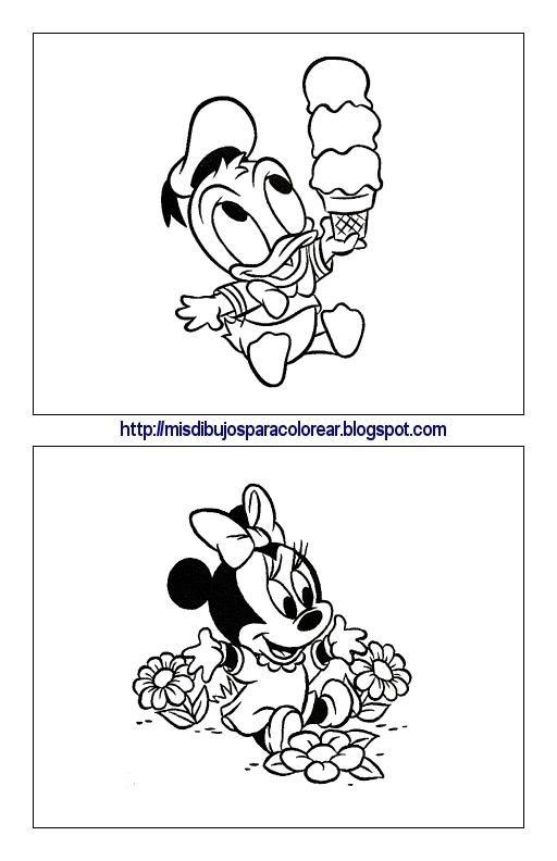 Dibujos de bebés Disney (3ª parte) : Mis dibujos para colorear