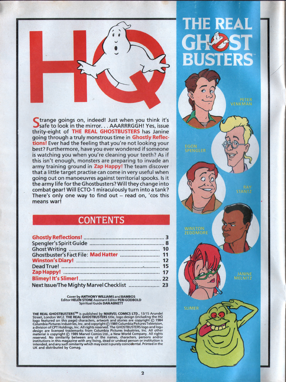 Read online The Real Ghostbusters comic -  Issue #38 - 2