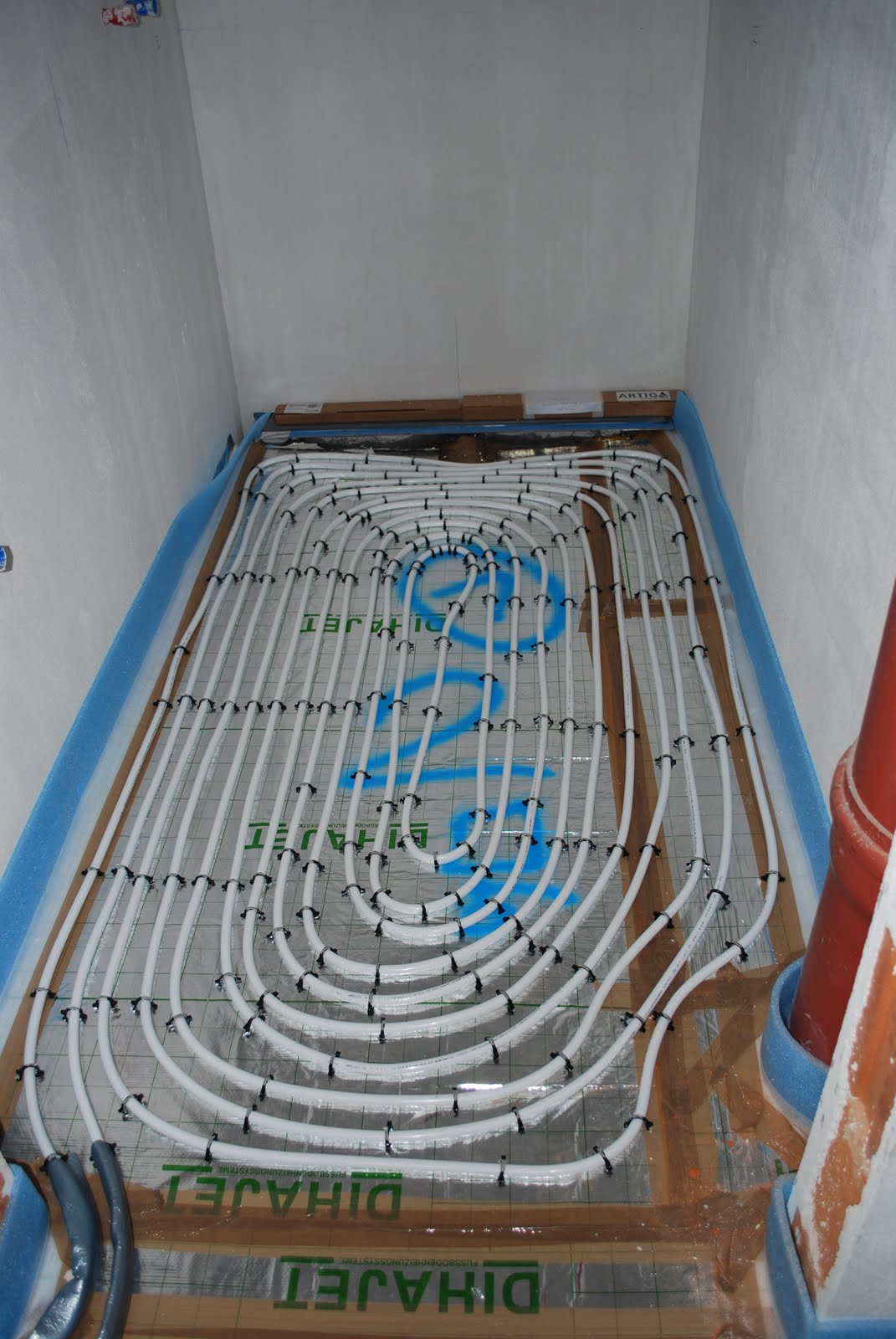 Diary Hausbau: Fußbodenheizung