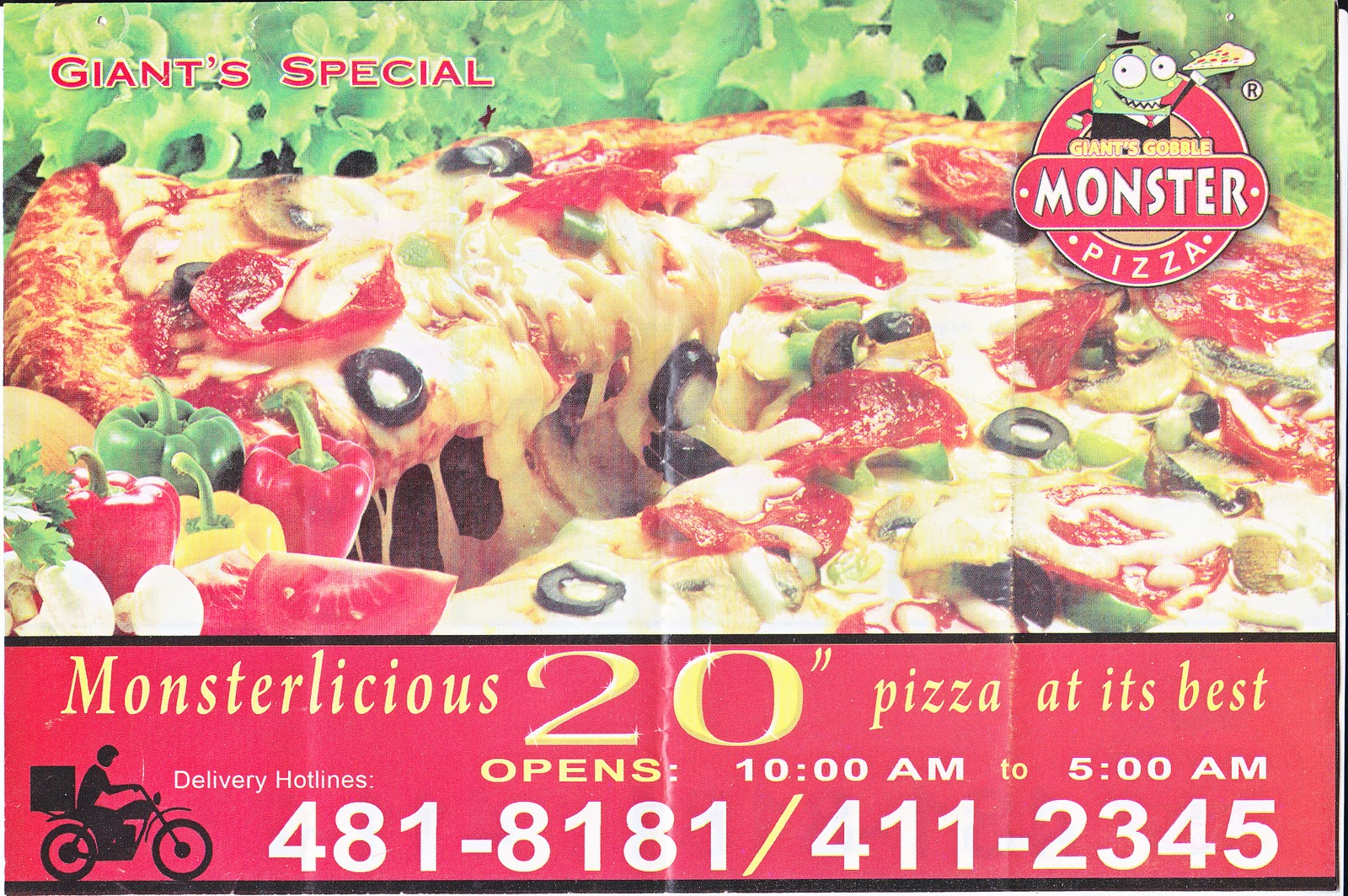 Food in Makati Monster Pizza