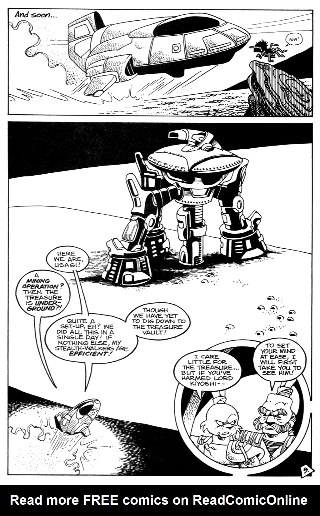 Read online Space Usagi comic -  Issue #3 - 7