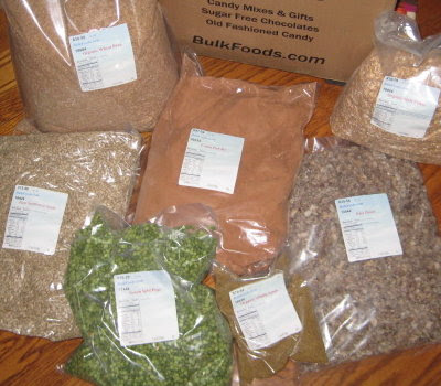 Order of bulk goods from bulkfoods.com
