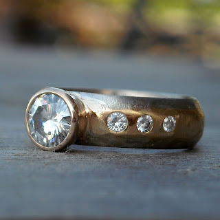 fair trade moissanite ring