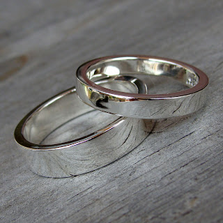 palladium wedding bands