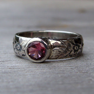 pink tourmaline ring