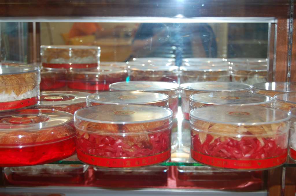 Bird Nest Sold At a Specialty Products Shop in Hatyai, Thailand