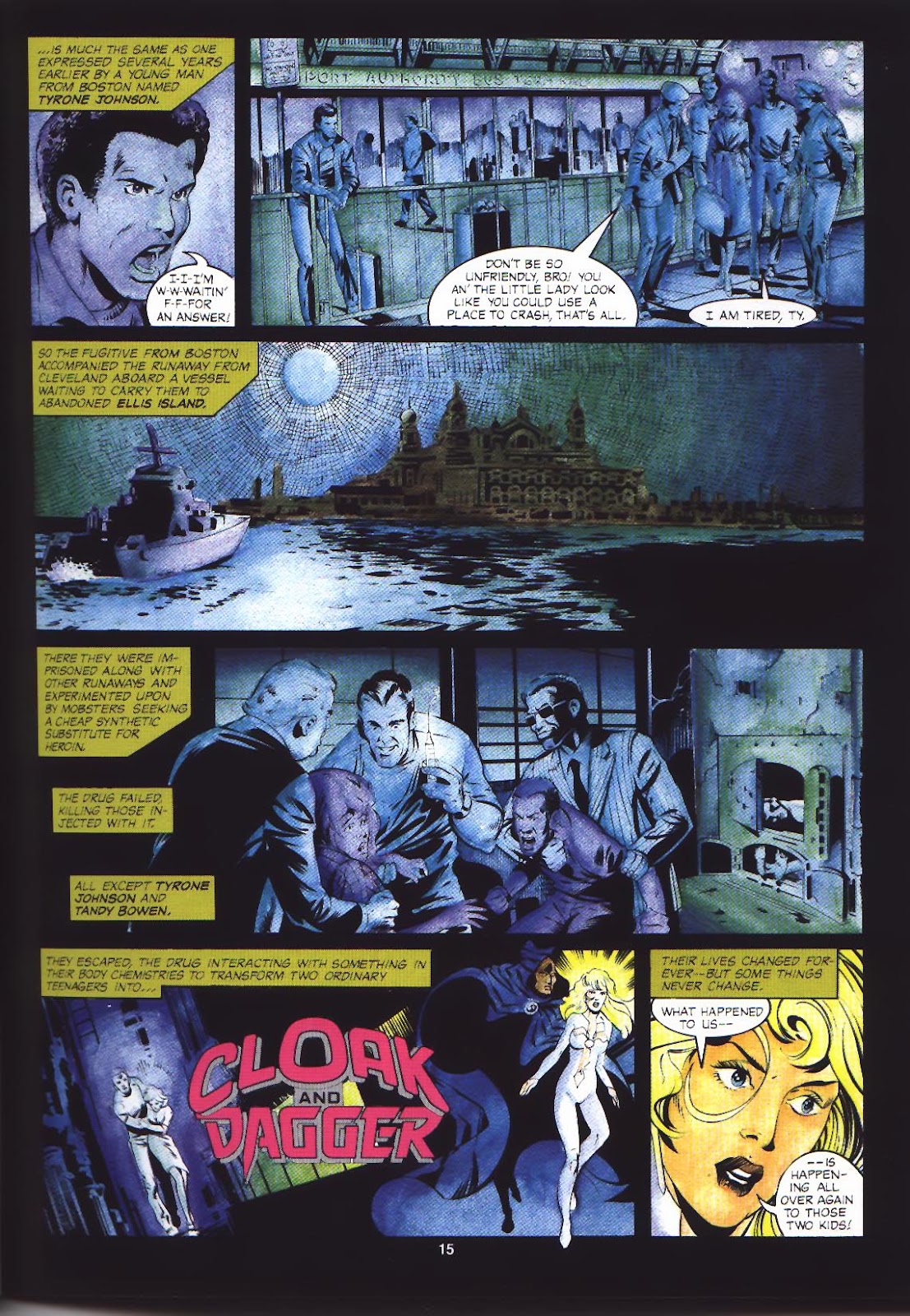Marvel Graphic Novel: Cloak and Dagger and Power Pack: Shelter From The Storm issue TPB - Page 16