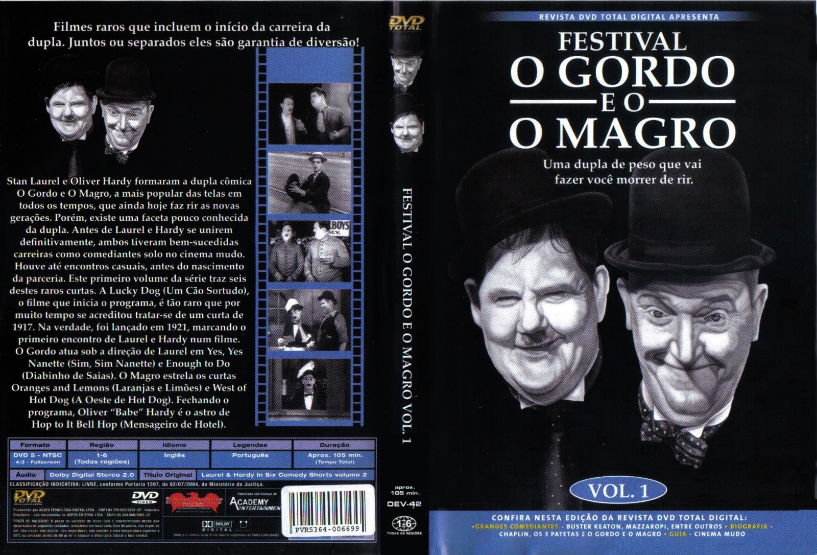 CAPAS DE FILME DE COMÉDIA Festival o Gordo e o Magro Volume 1 CAPAS DE FILME DE COMÉDIA Festival o Gordo e o Magro Volume 1