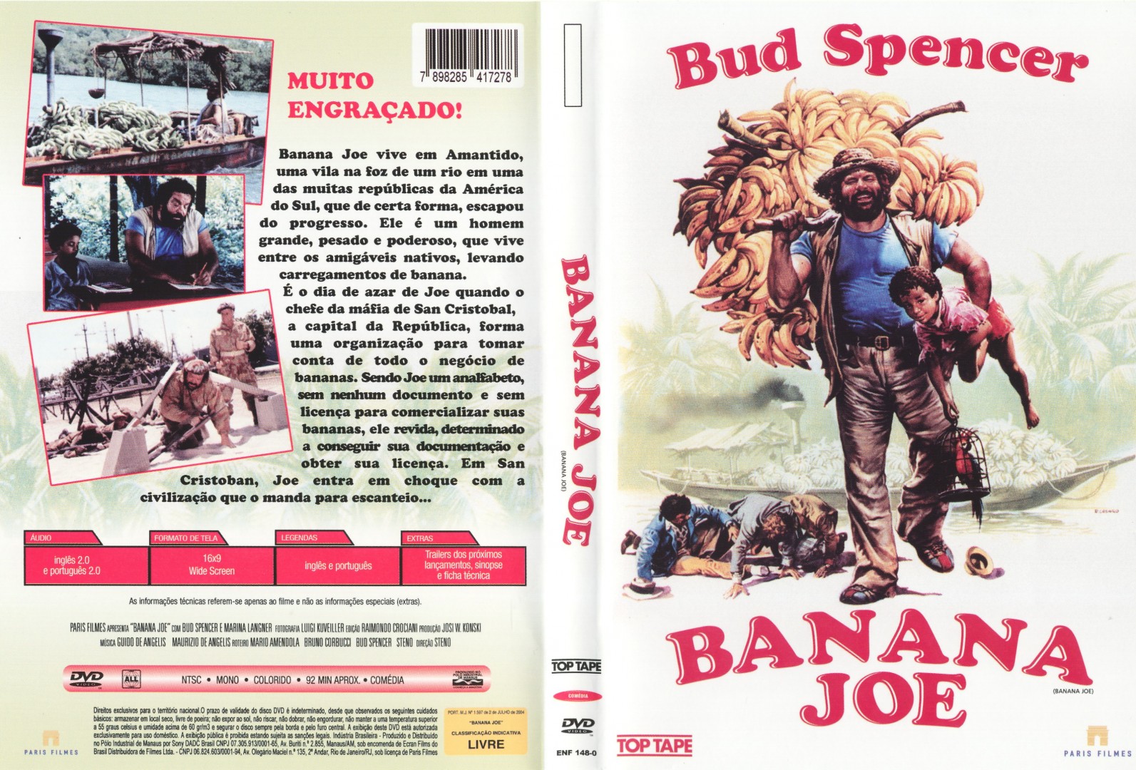 CAPAS DE FILME DE COMÉDIA Banana Joe