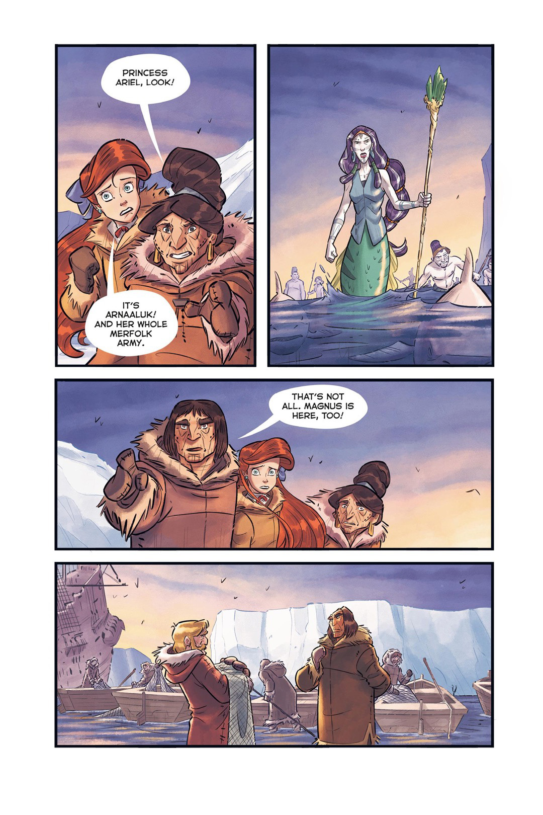 Read online Ariel and the Curse of the Sea Witches comic -  Issue # TPB - 84