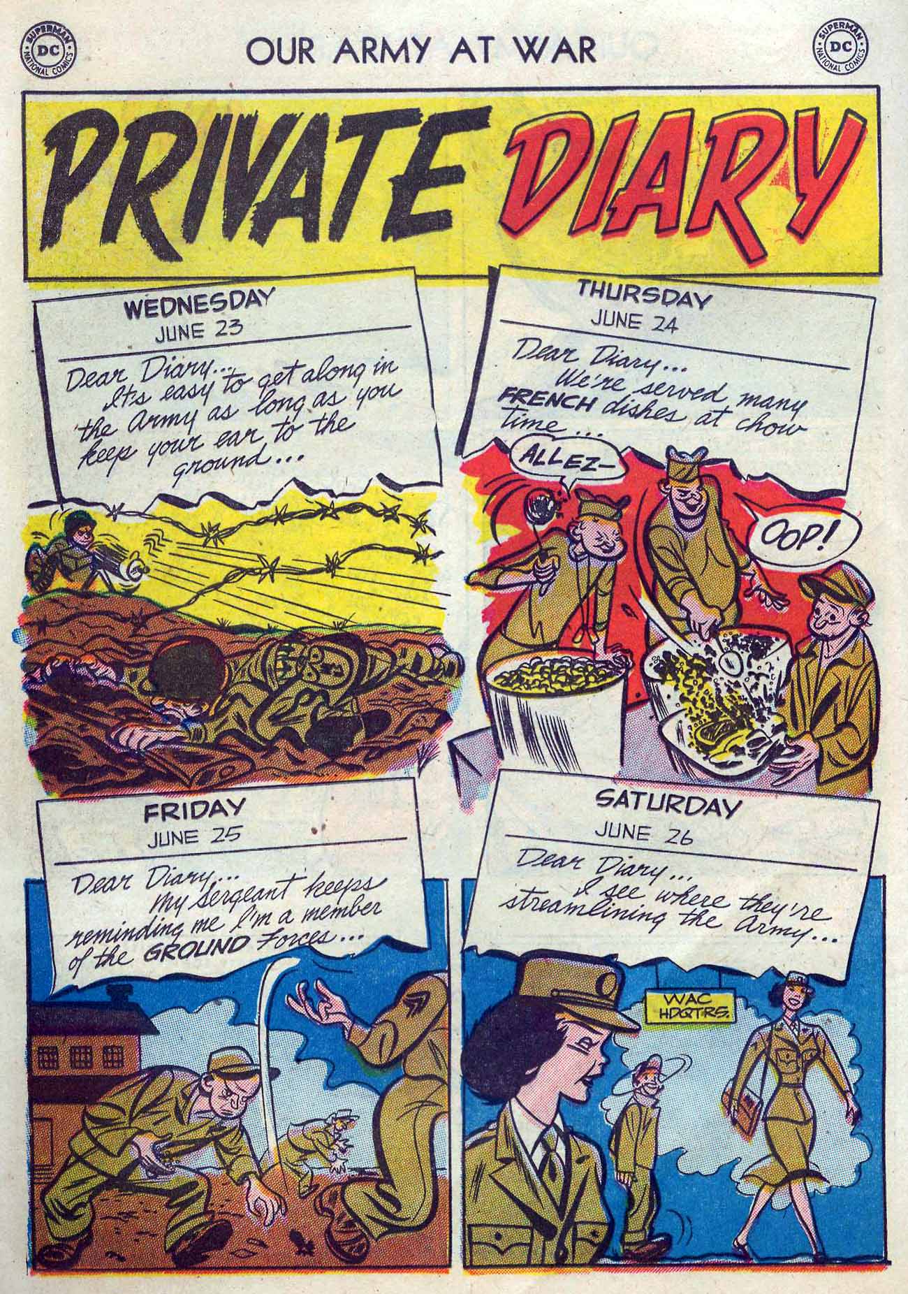 Read online Our Army at War (1952) comic -  Issue #2 - 26