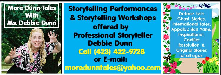 Announcing the Blog by Professional Storyteller Debbie Dunn